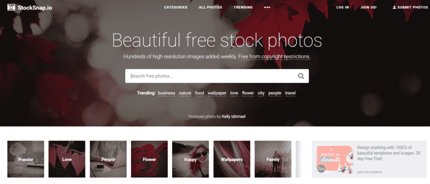 מאגר תמונות חינם - StockSnap