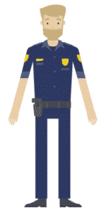 דמות לסרטון אנימציה Toonly - טונלי (השוטר חיים)